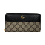 Gucci GG Marmont Bi-Color Zip-Around Wallet