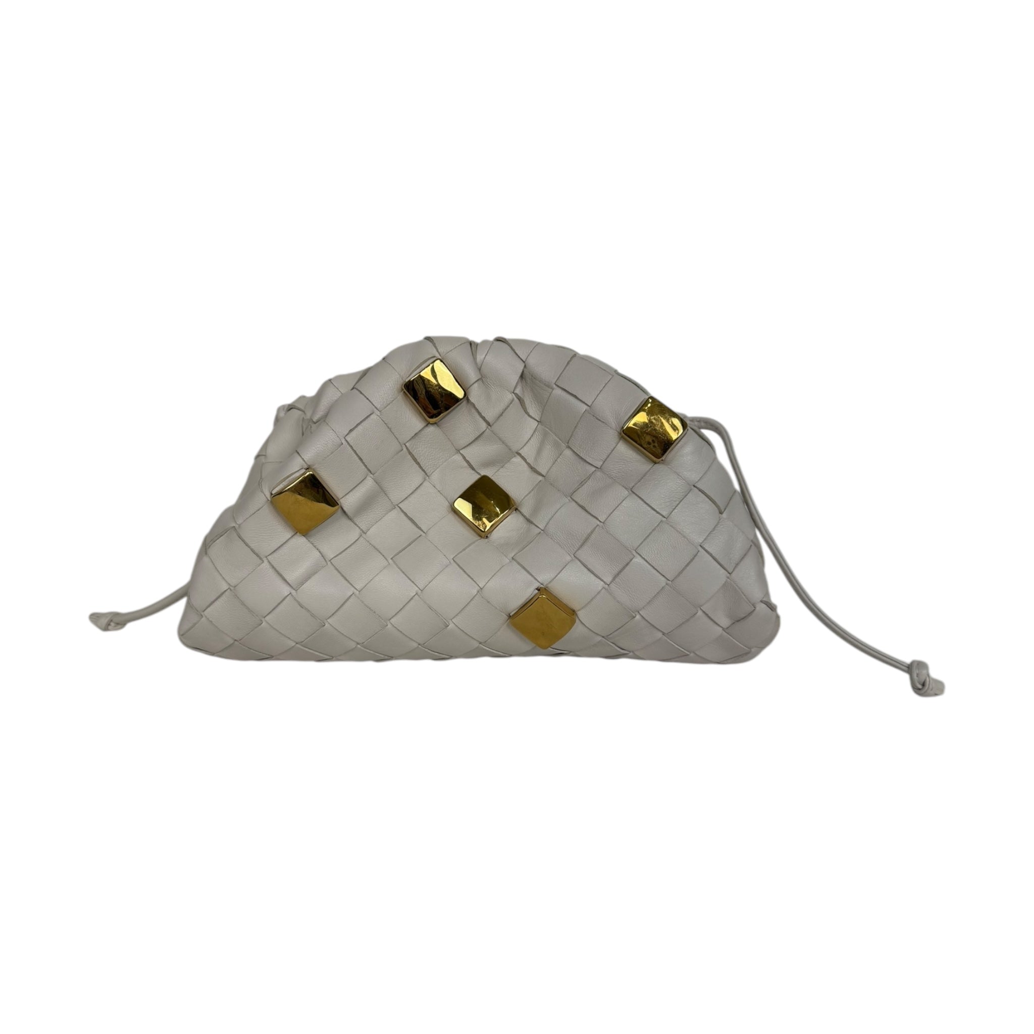 Bottega Veneta Mini Pouch Intrecciato Studded