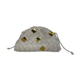 Bottega Veneta Mini Pouch Intrecciato Studded