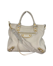 Balenciaga Edge Town Chevre Metallic