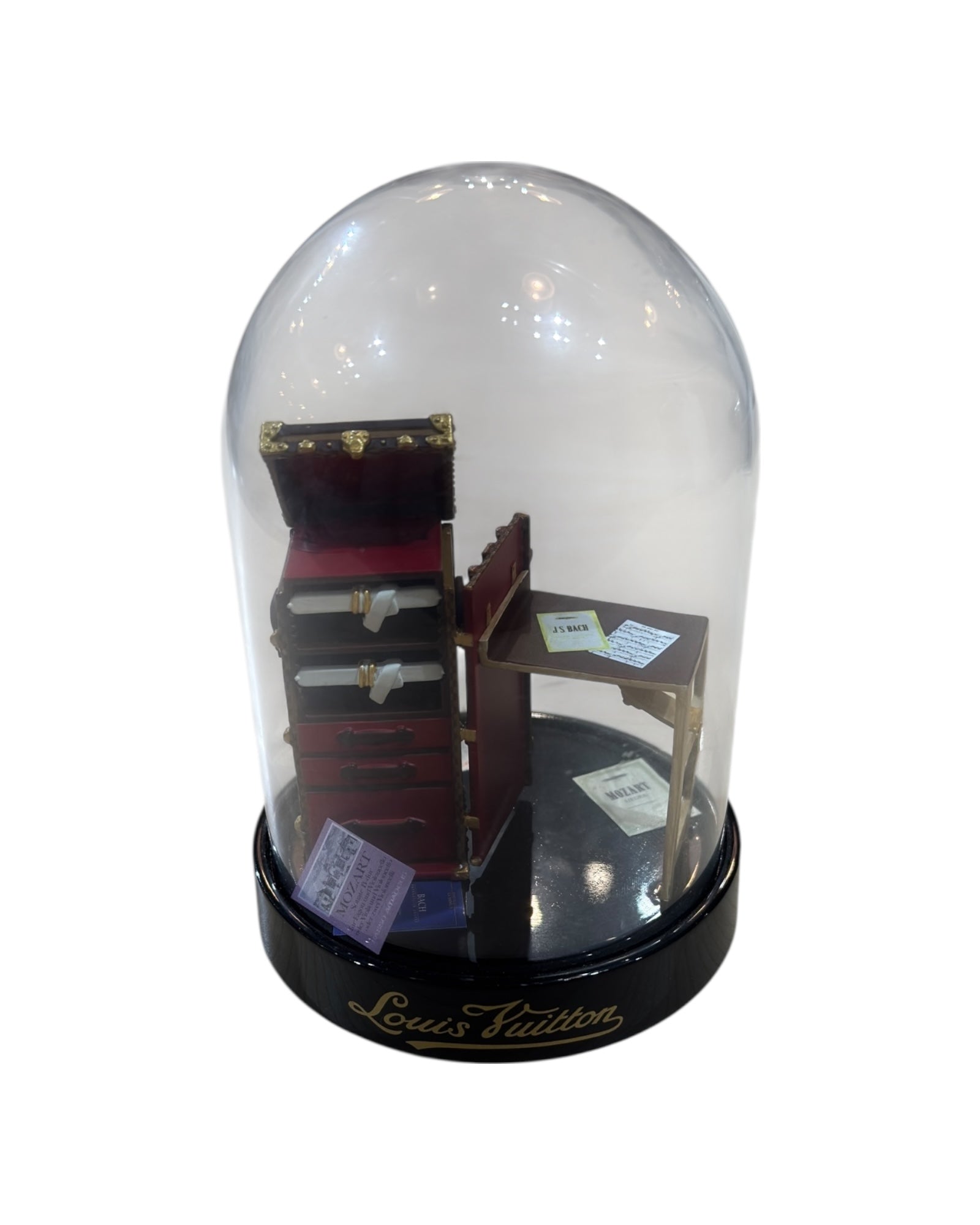 Louis Vuitton Stokowski Desk Wardrobe Trunk Snow Globe