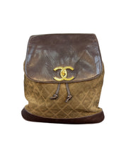 Chanel Vintage Suede & Leather Backpack