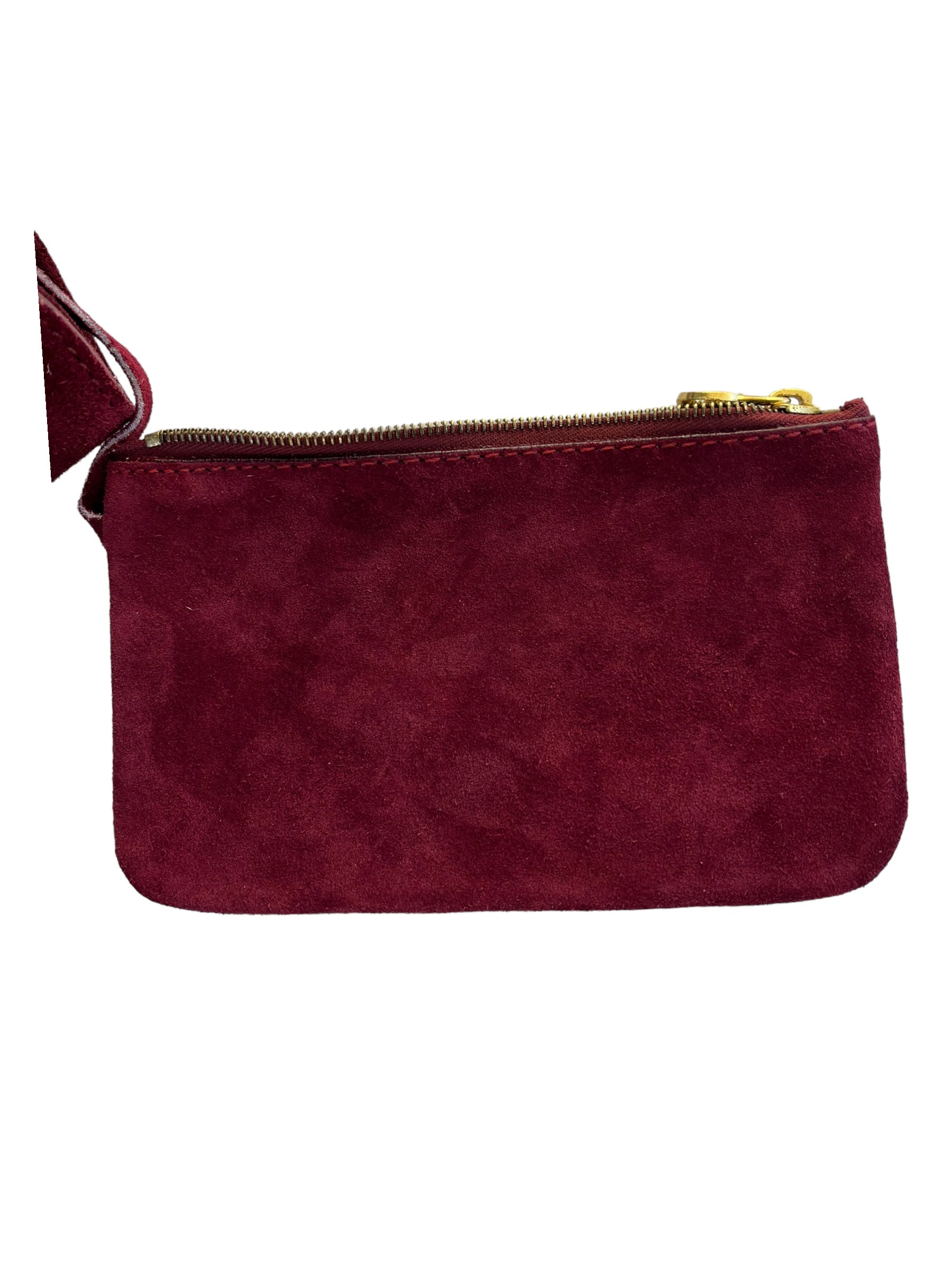 Fendi Perforated Suede Bucket Bag