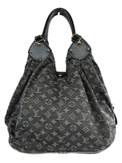Louis Vuitton Black Monogram Mahina XL Denim