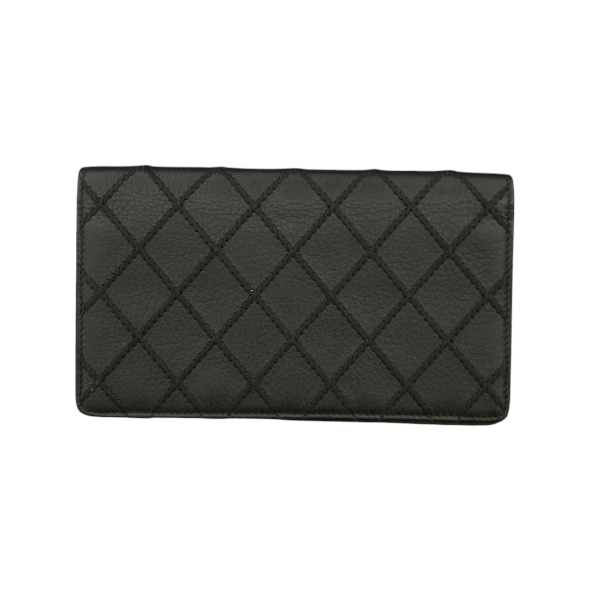 Chanel Embroidered Long Wallet