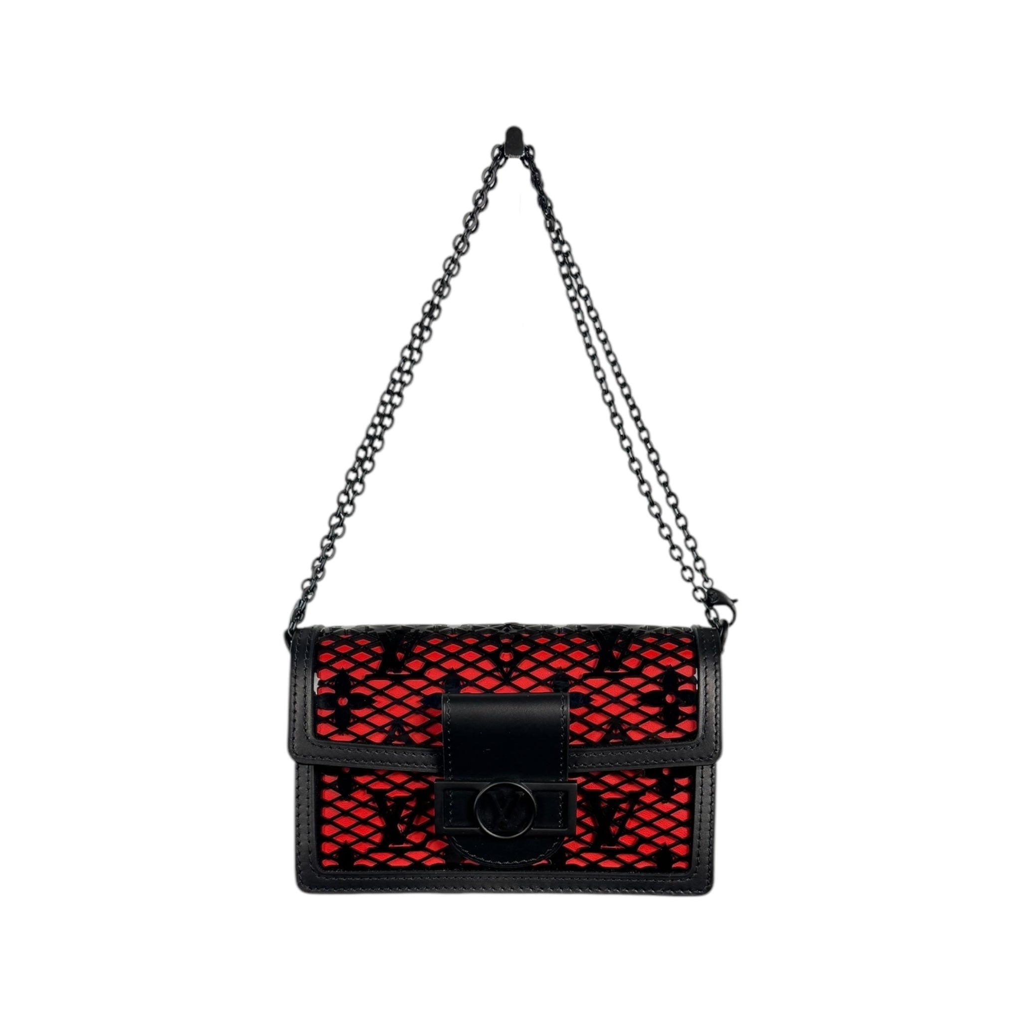 Louis Vuitton Lace Dauphine Chain Wallet