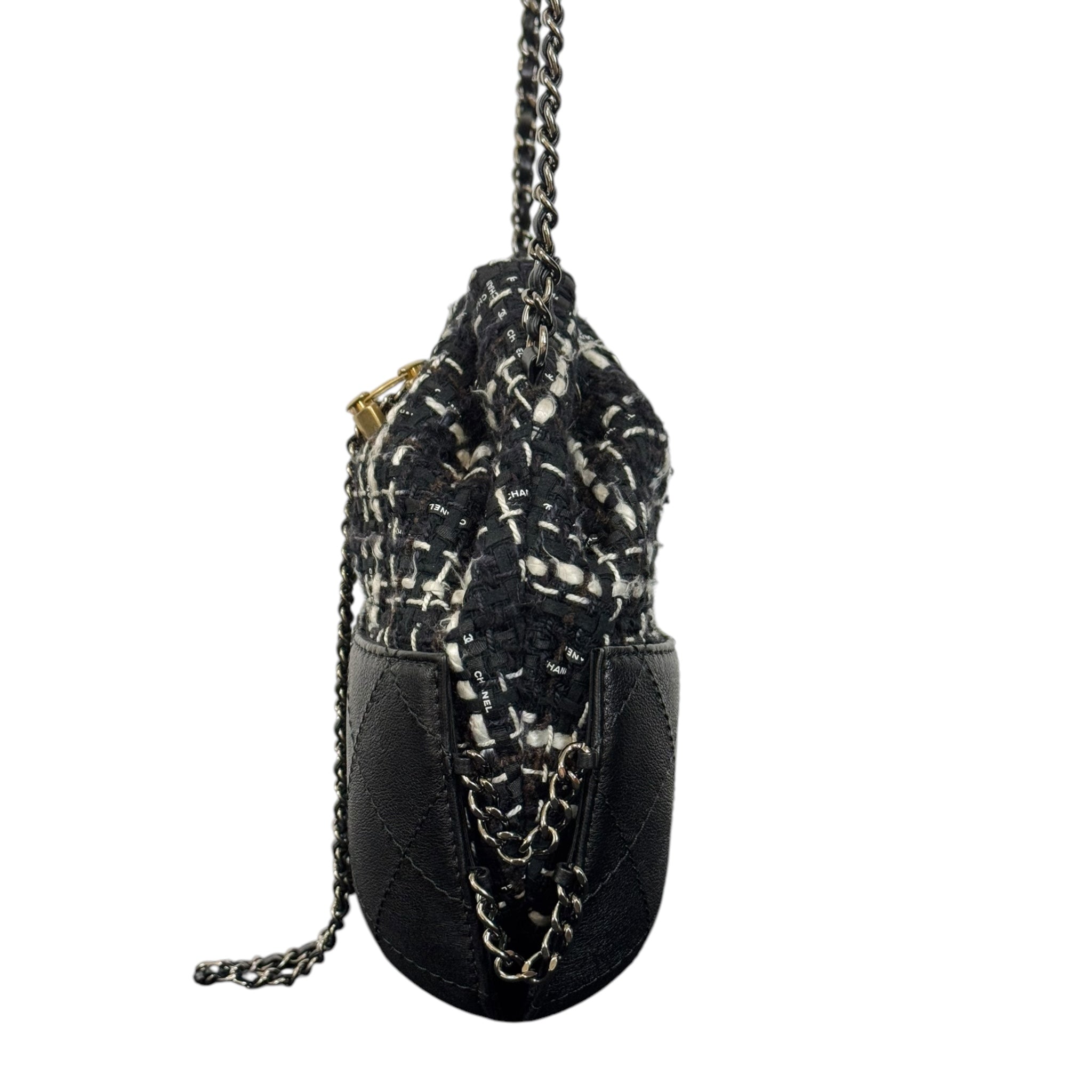 Chanel Tweed Gabrielle Drawstring Bag
