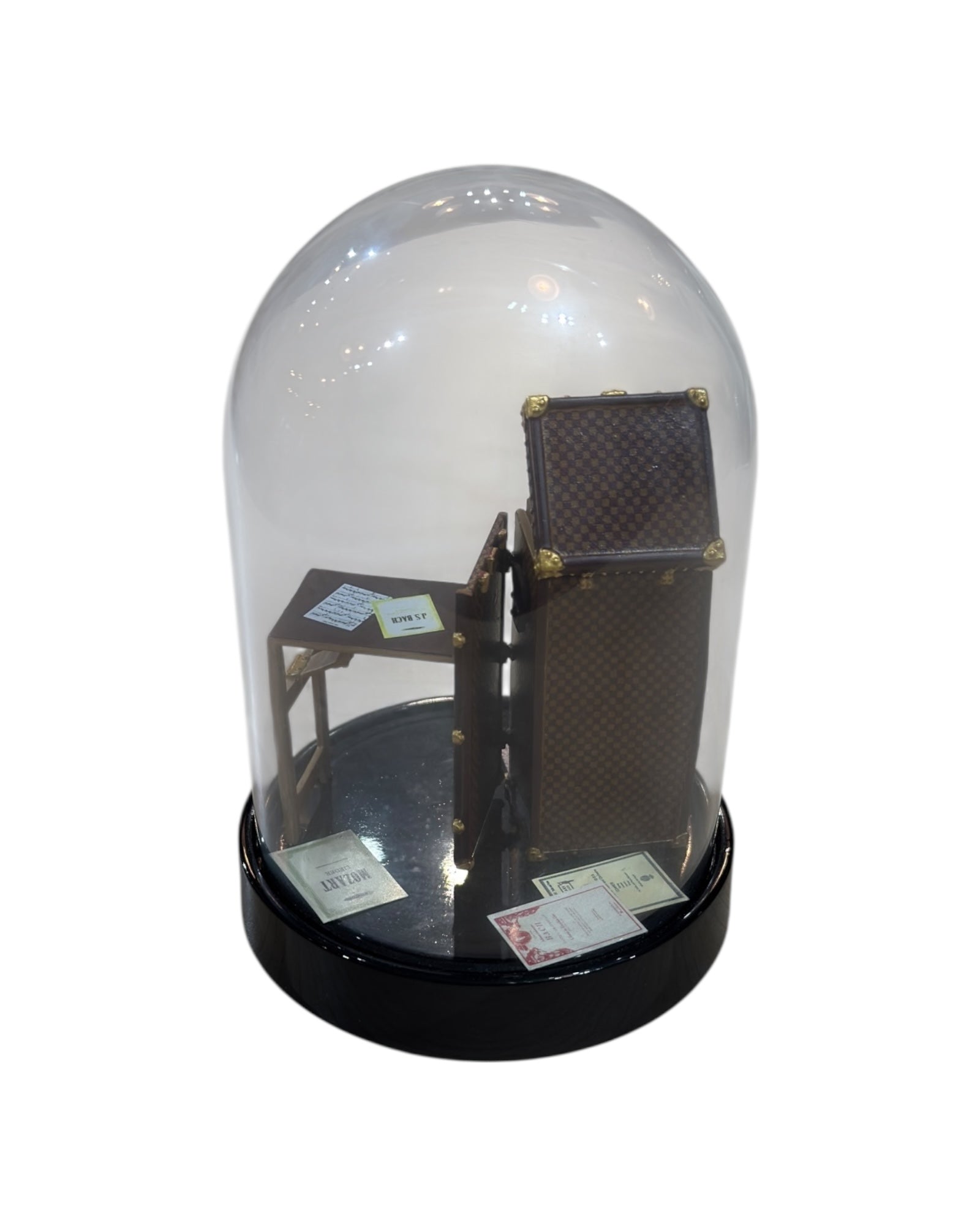 Louis Vuitton Stokowski Desk Wardrobe Trunk Snow Globe