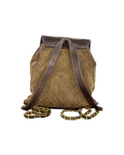 Chanel Vintage Suede & Leather Backpack