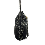 Chanel Tweed Gabrielle Drawstring Bag