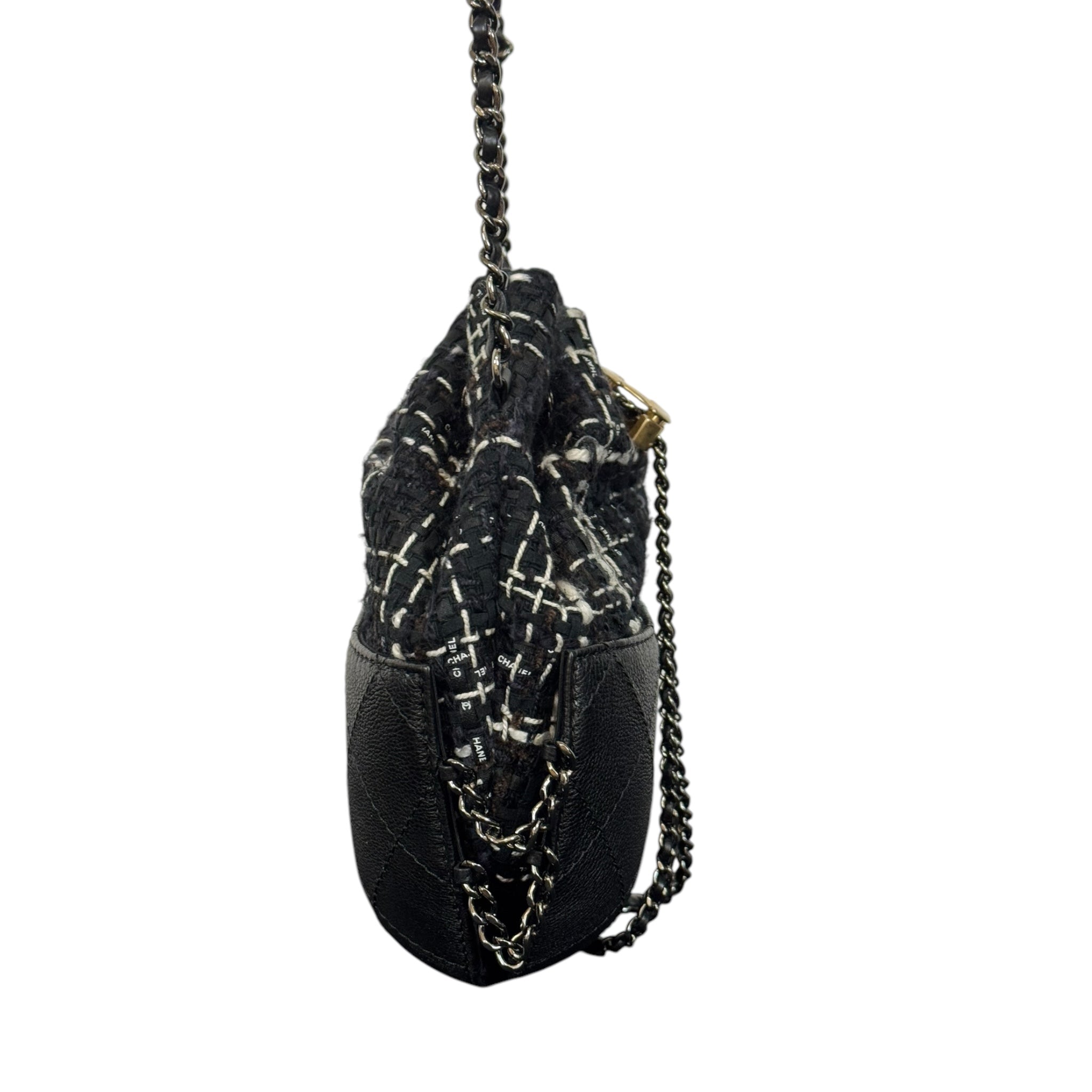 Chanel Tweed Gabrielle Drawstring Bag