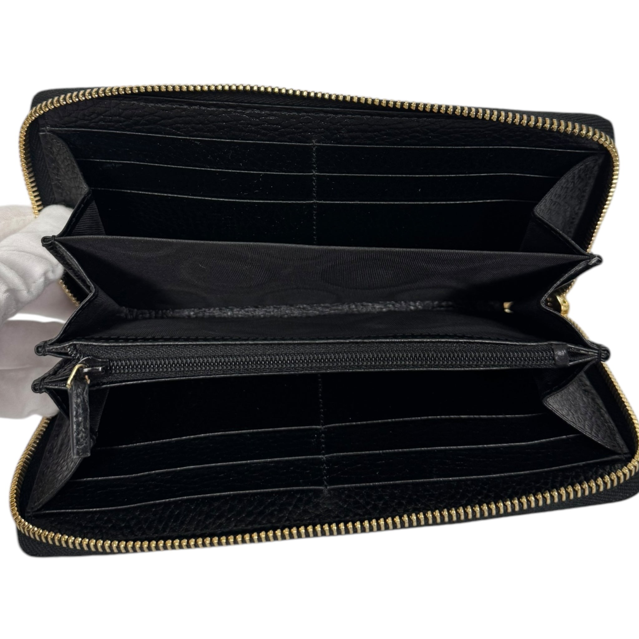 Gucci GG Marmont Bi-Color Zip-Around Wallet