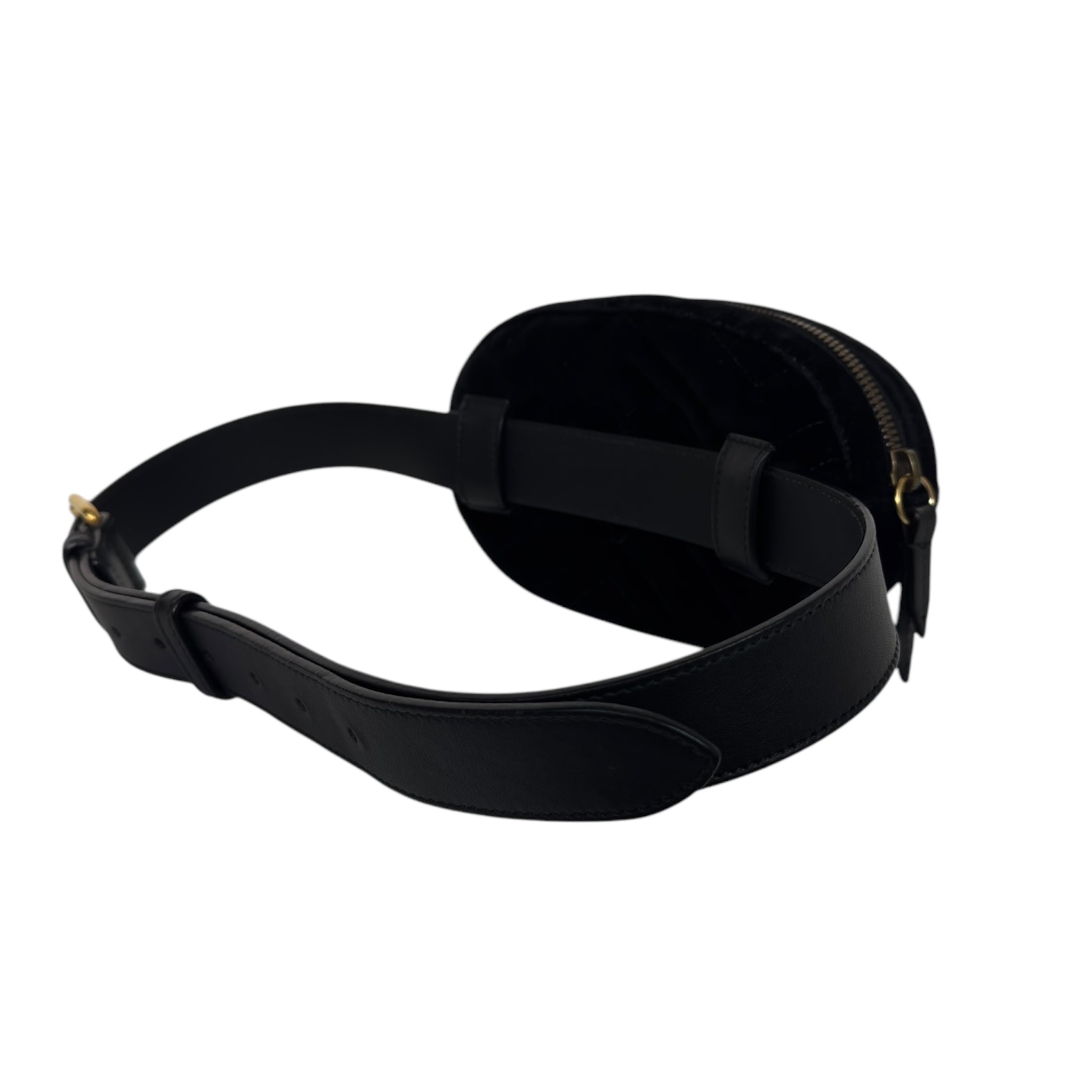 Gucci Velvet Matelassé Belt Bag