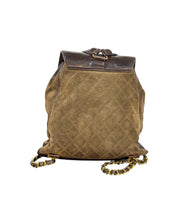 Chanel Vintage Suede & Leather Backpack