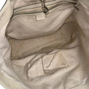 Gucci Raffia Bamboo Shopper Tote