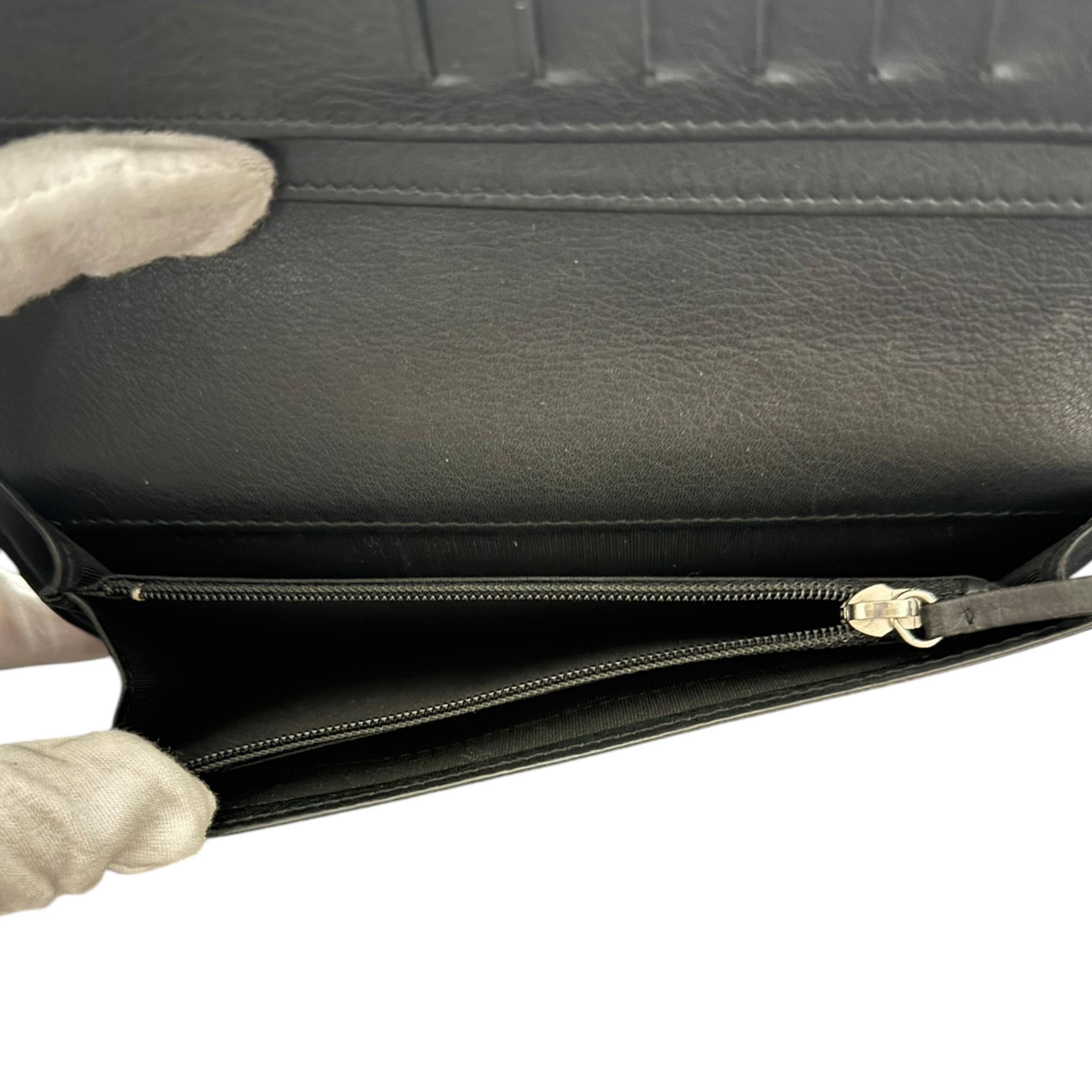 Chanel Embroidered Long Wallet