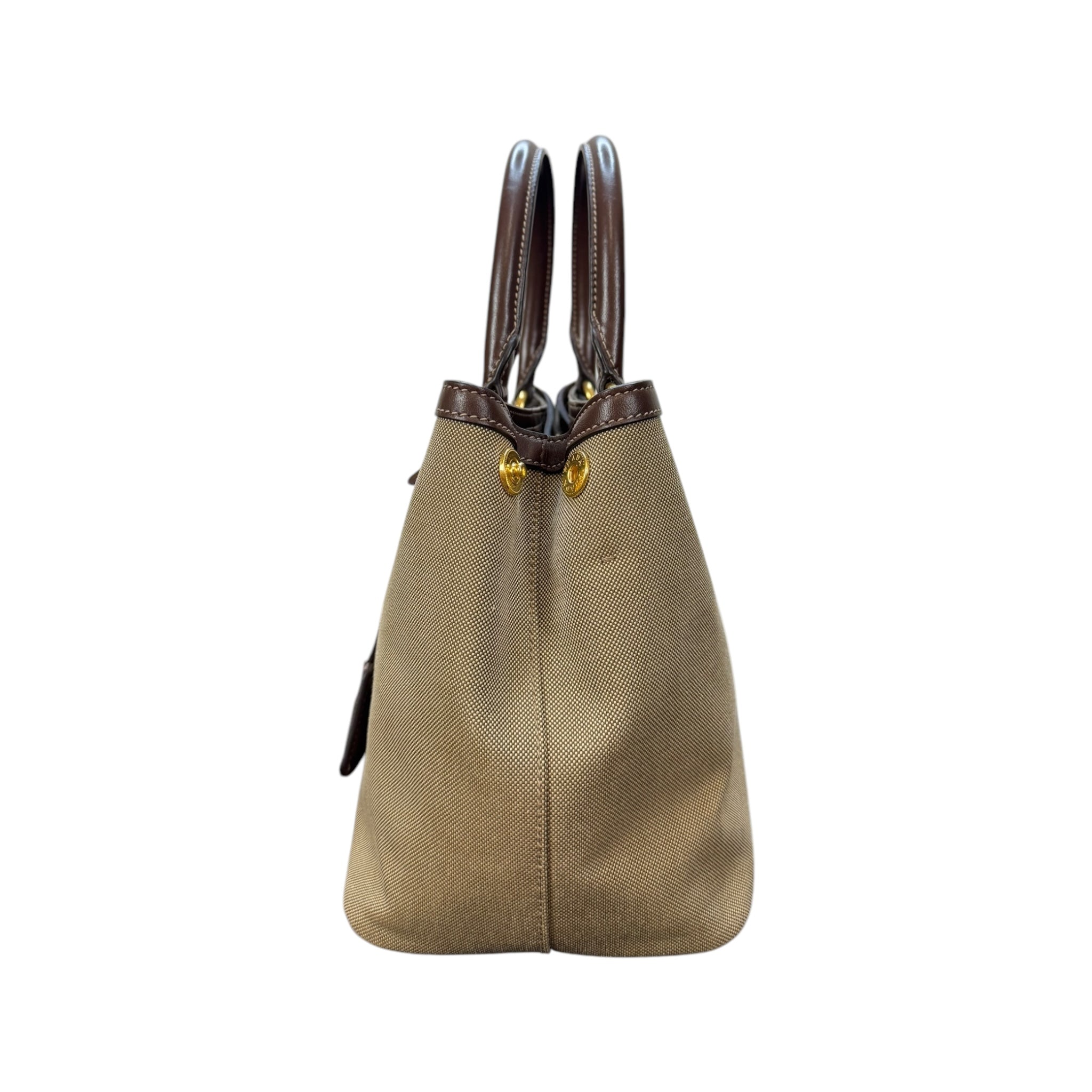 Prada Canvas Convertible Tote