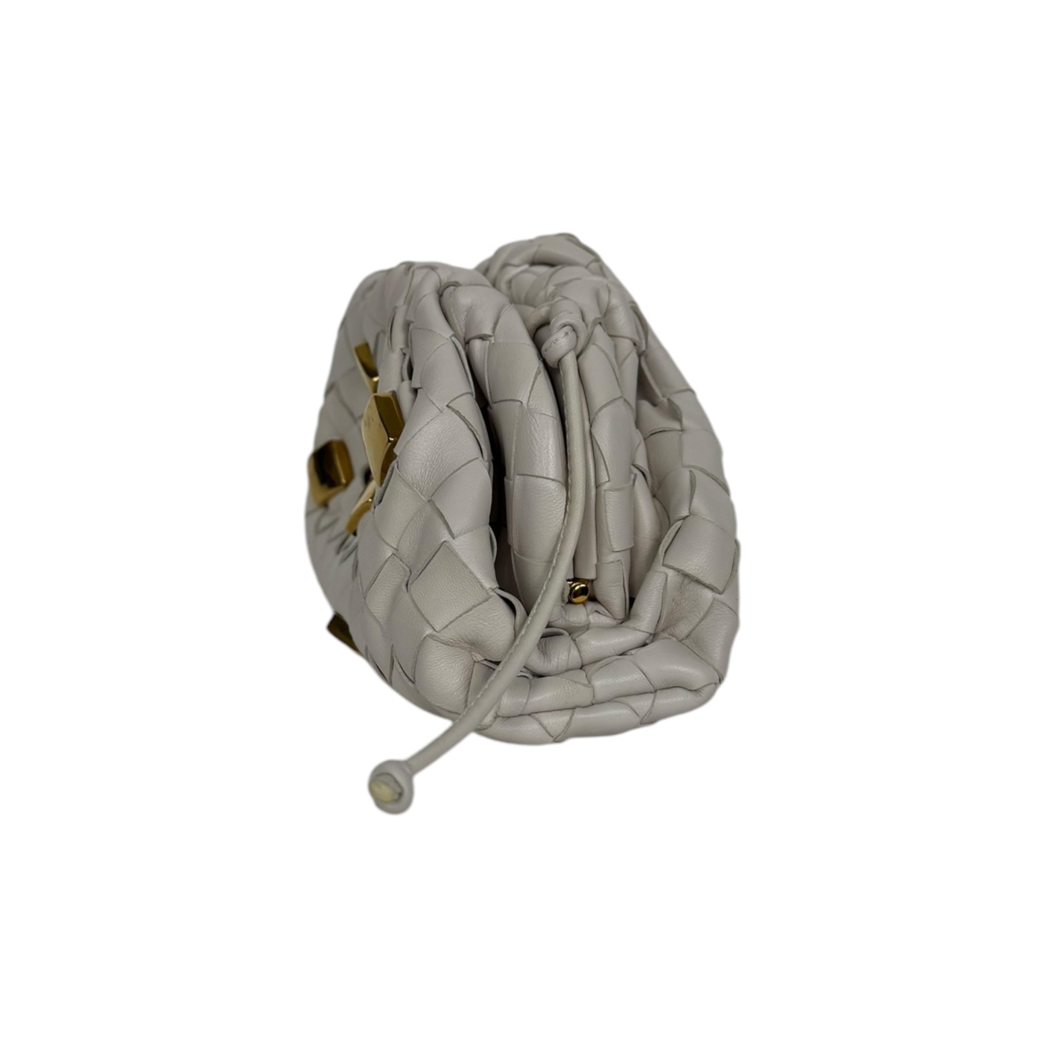 Bottega Veneta Mini Pouch Intrecciato Studded