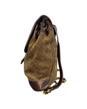 Chanel Vintage Suede & Leather Backpack
