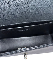 Chanel Boy Bag Old Medium Black Caviar