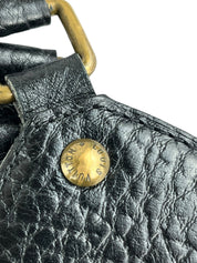 Louis Vuitton Black Monogram Mahina XL Denim