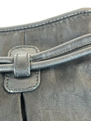 Christian Dior Black Bow Trotter Hobo