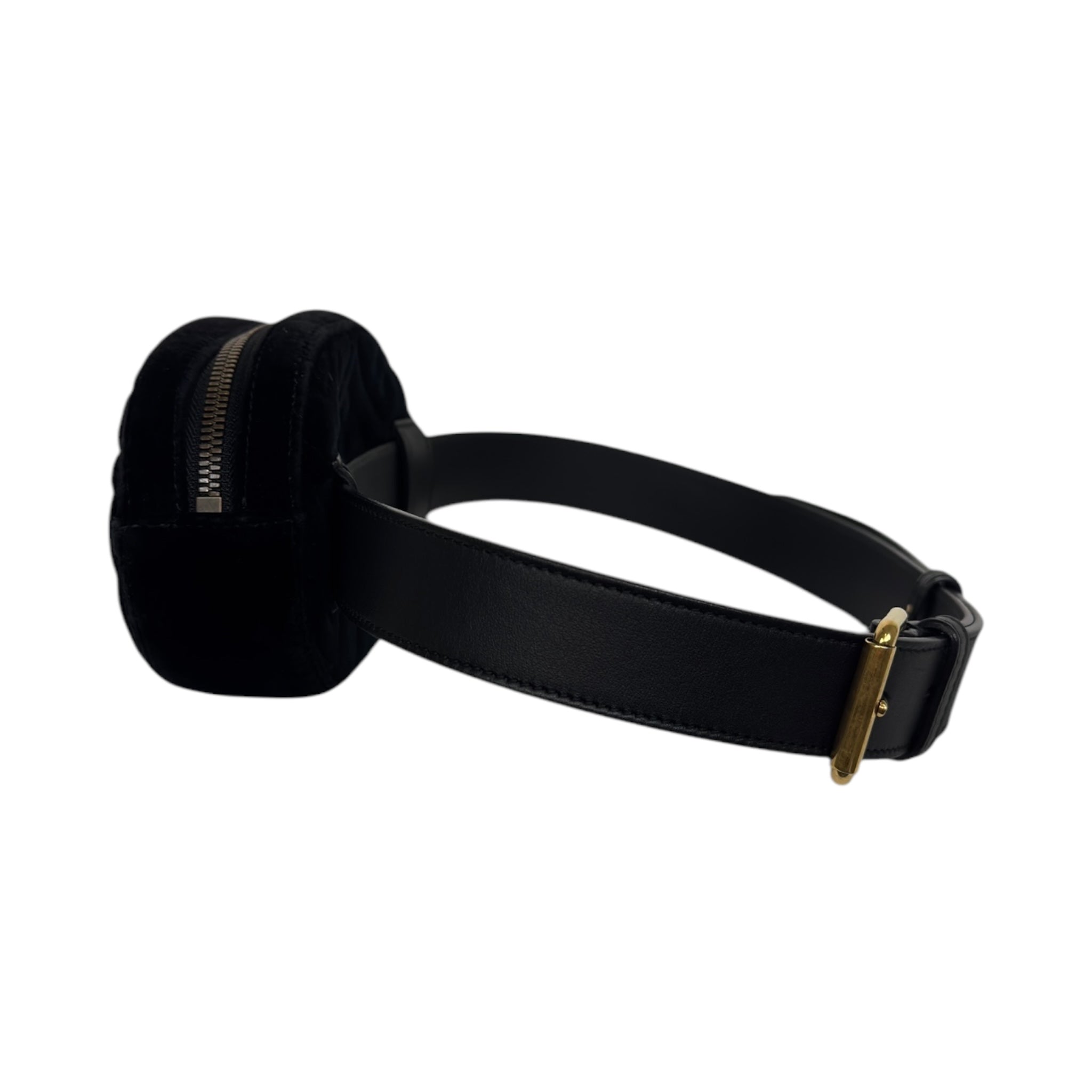 Gucci Velvet Matelassé Belt Bag