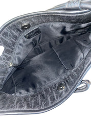 Christian Dior Black Bow Trotter Hobo