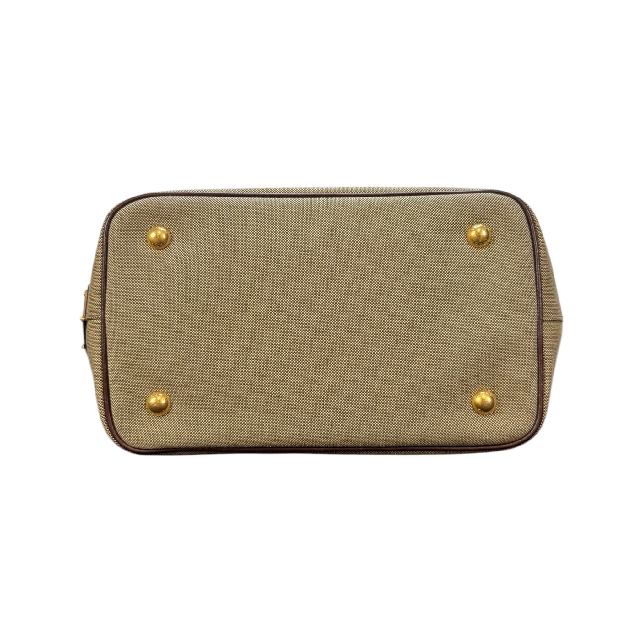 Prada Canvas Convertible Tote