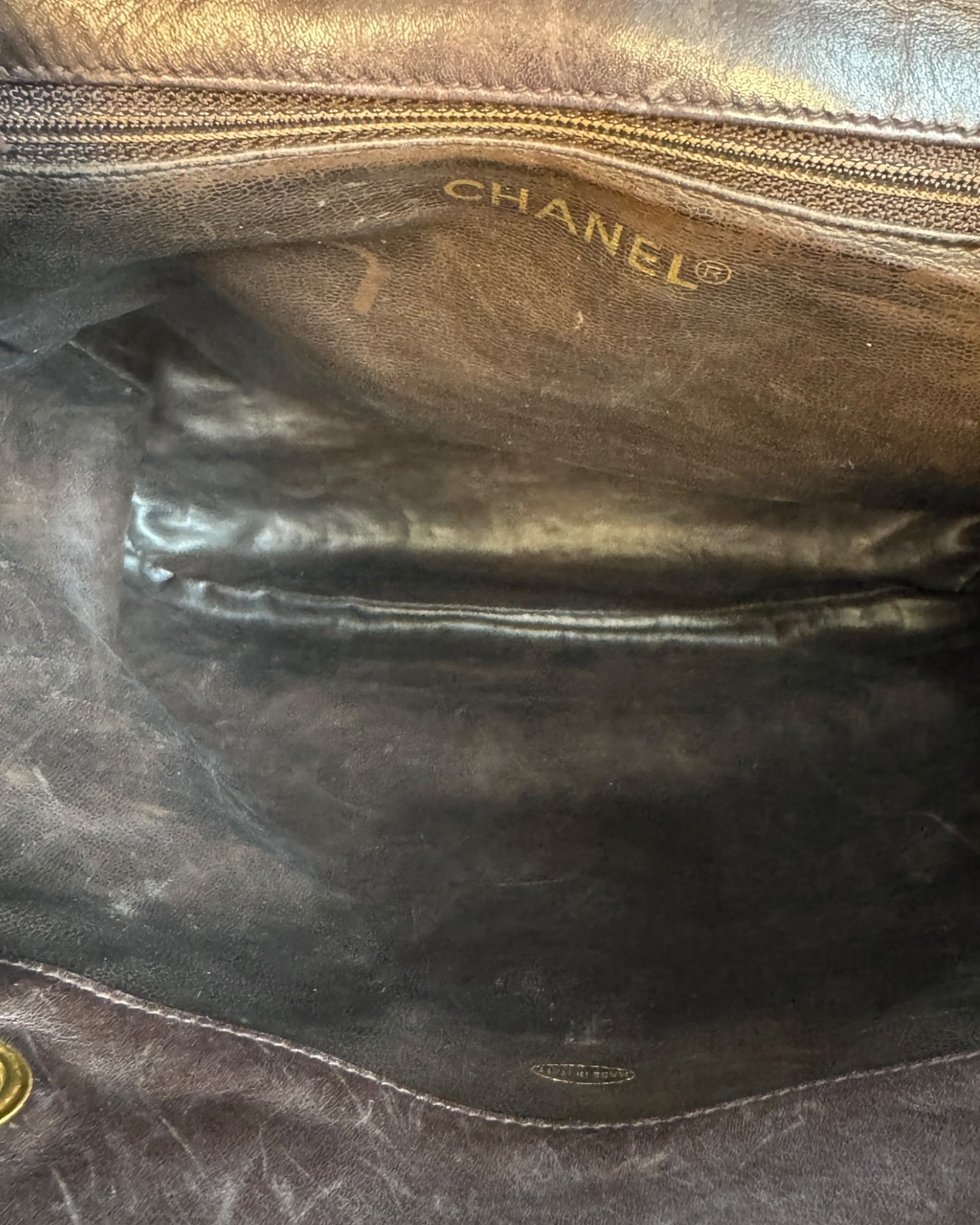 Chanel Vintage Suede & Leather Backpack