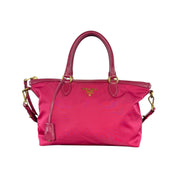 Prada Nylon and Leather Tote