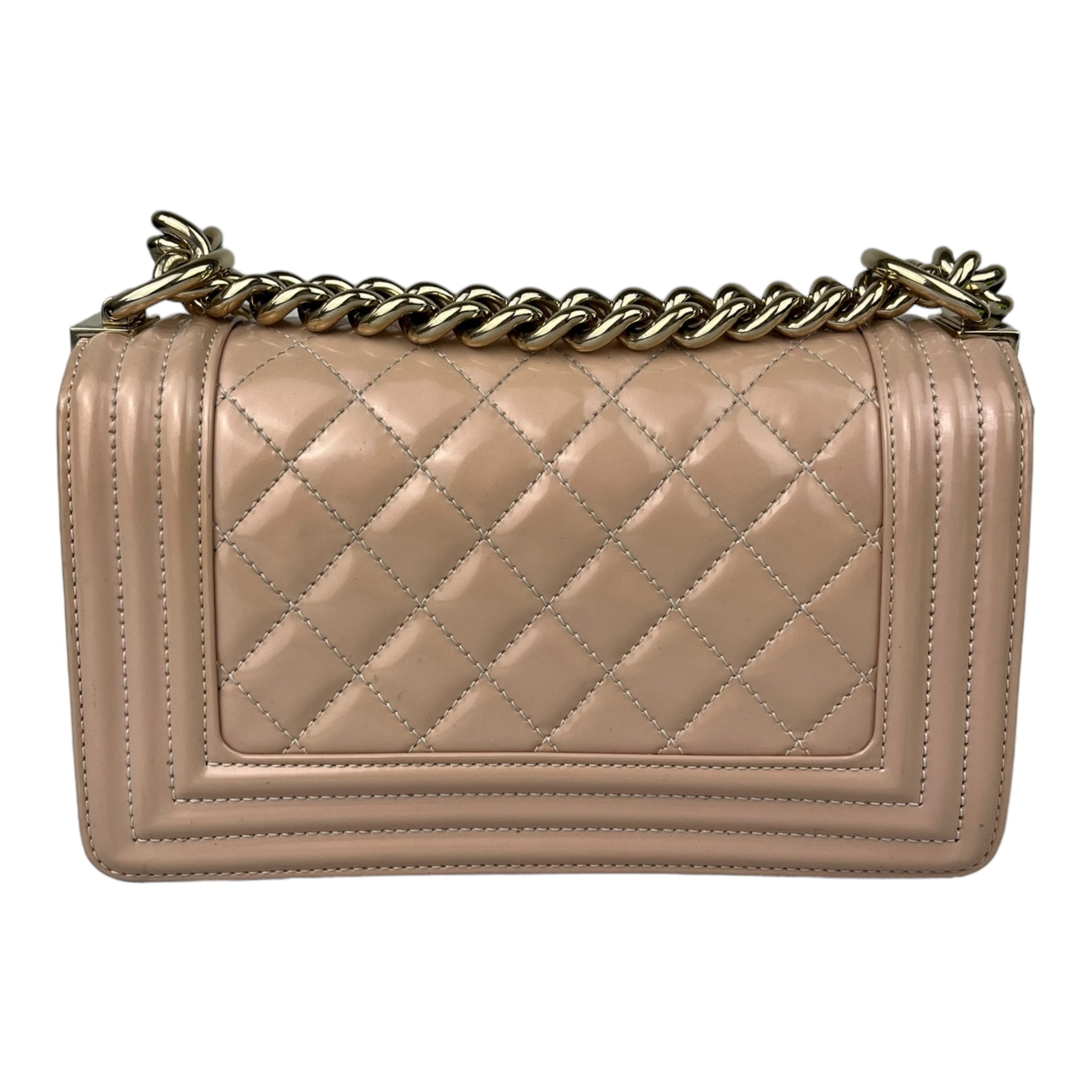 Chanel Boy Bag Patent Leather Small