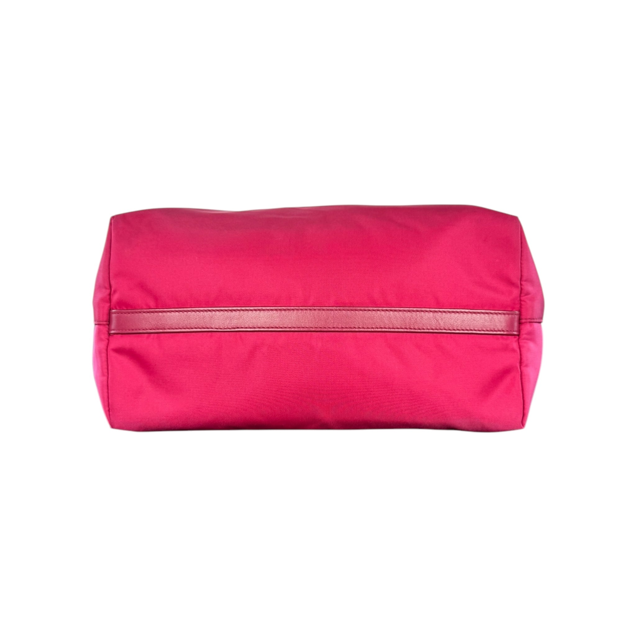 Prada Nylon and Leather Tote