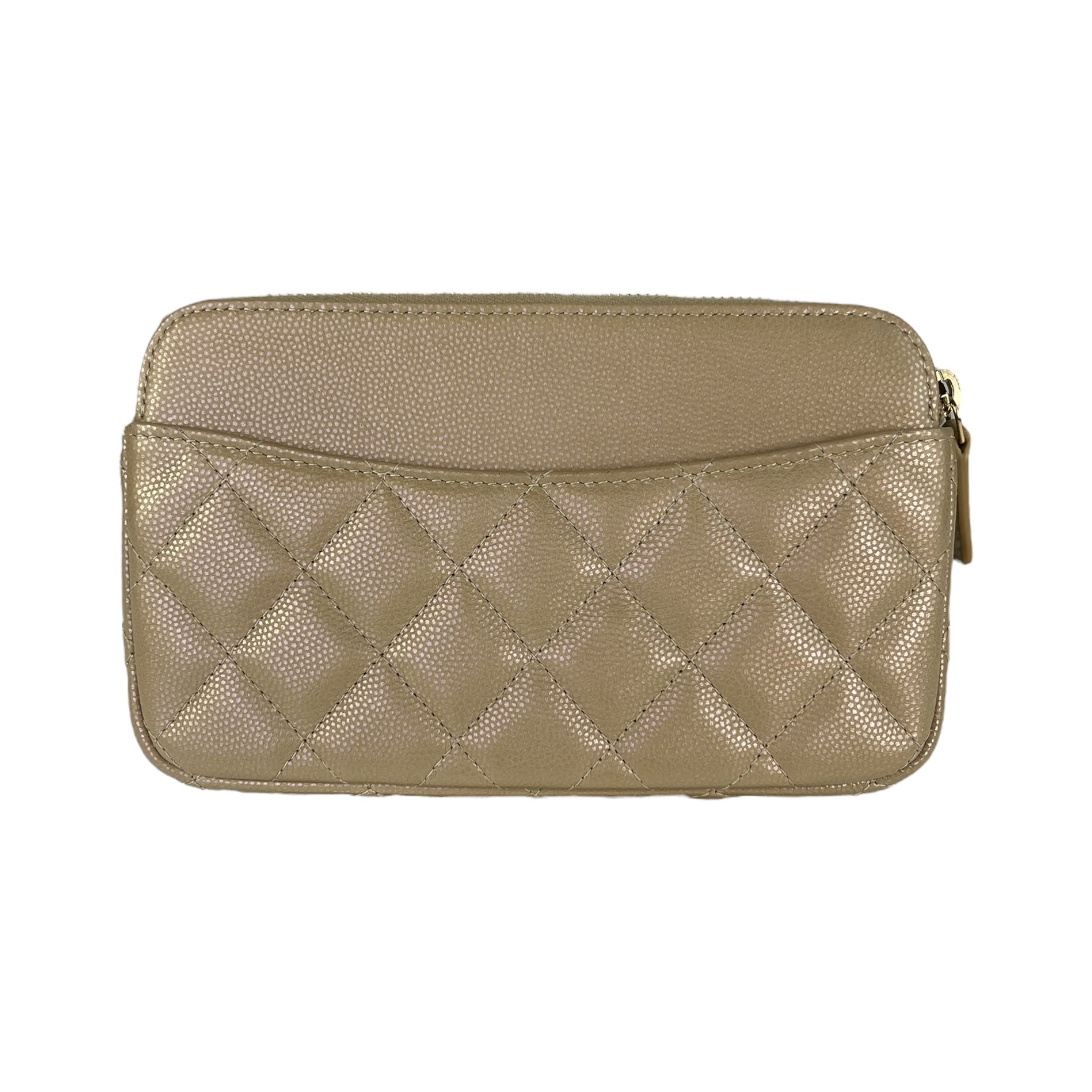 Chanel Iridescent Flap Phone Holder with Chain