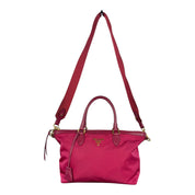 Prada Nylon and Leather Tote