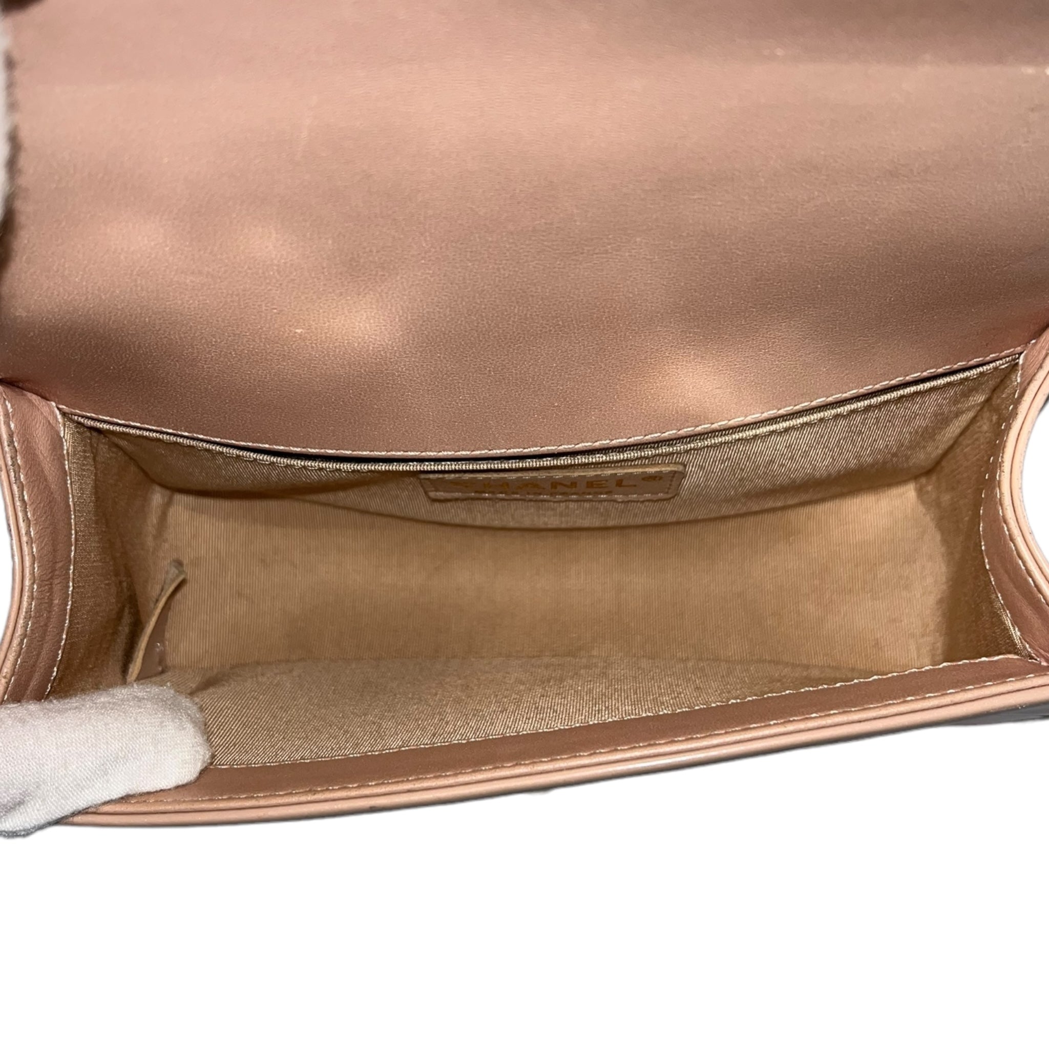 Chanel Boy Bag Patent Leather Small