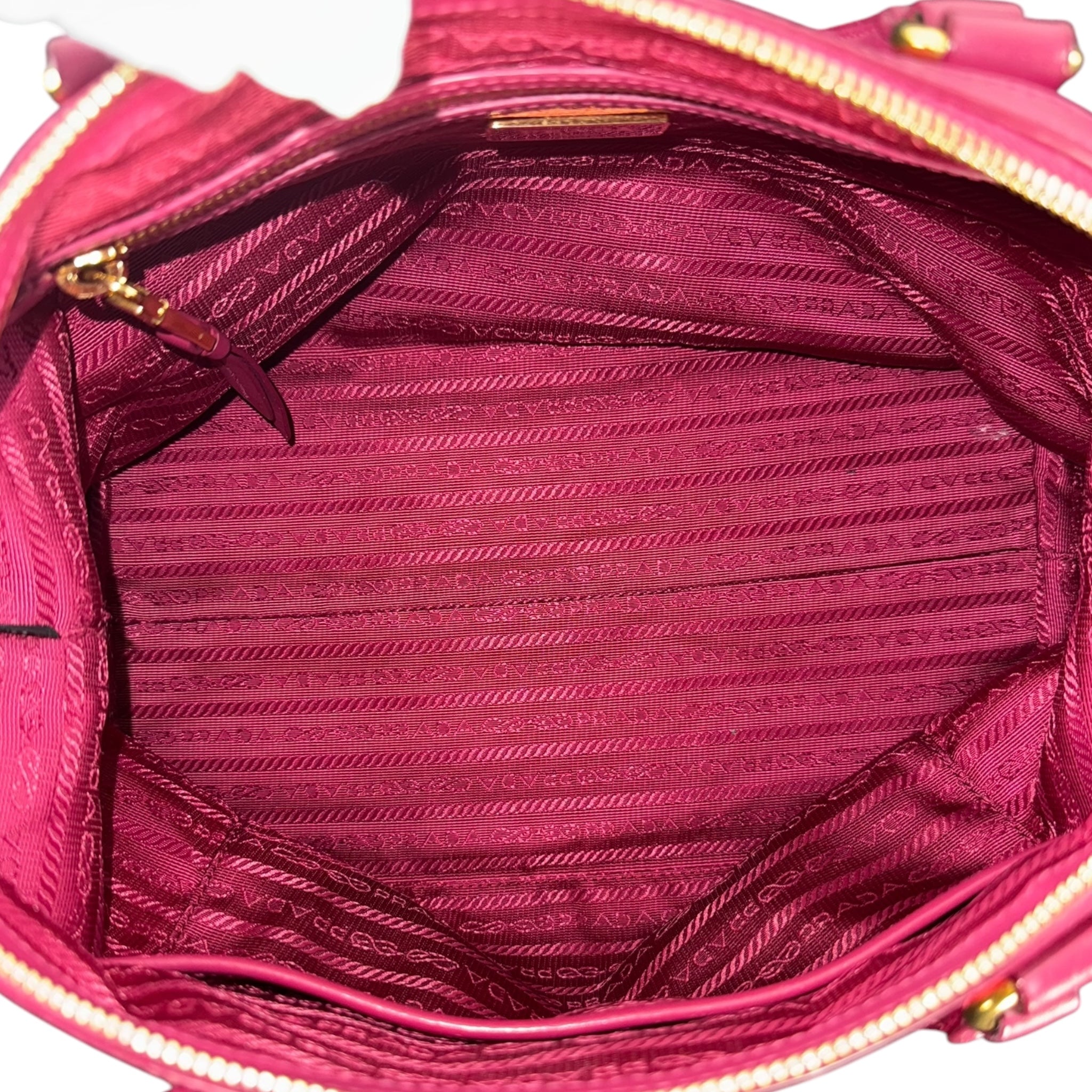 Prada Nylon and Leather Tote