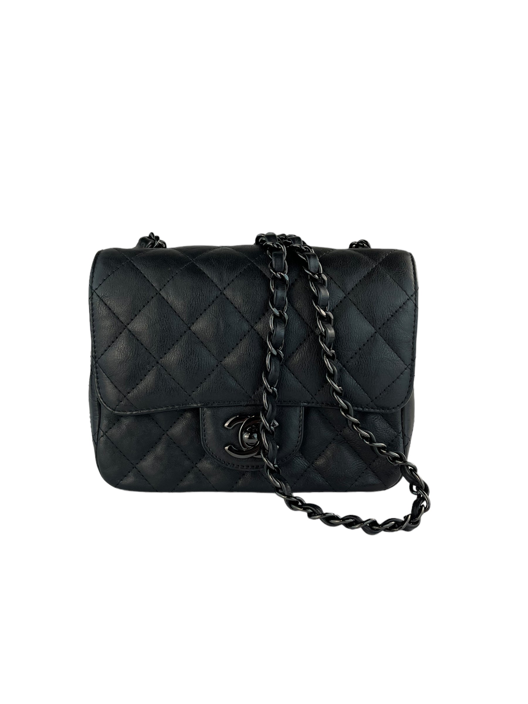 Chanel So Black Square Classic Flap Mini