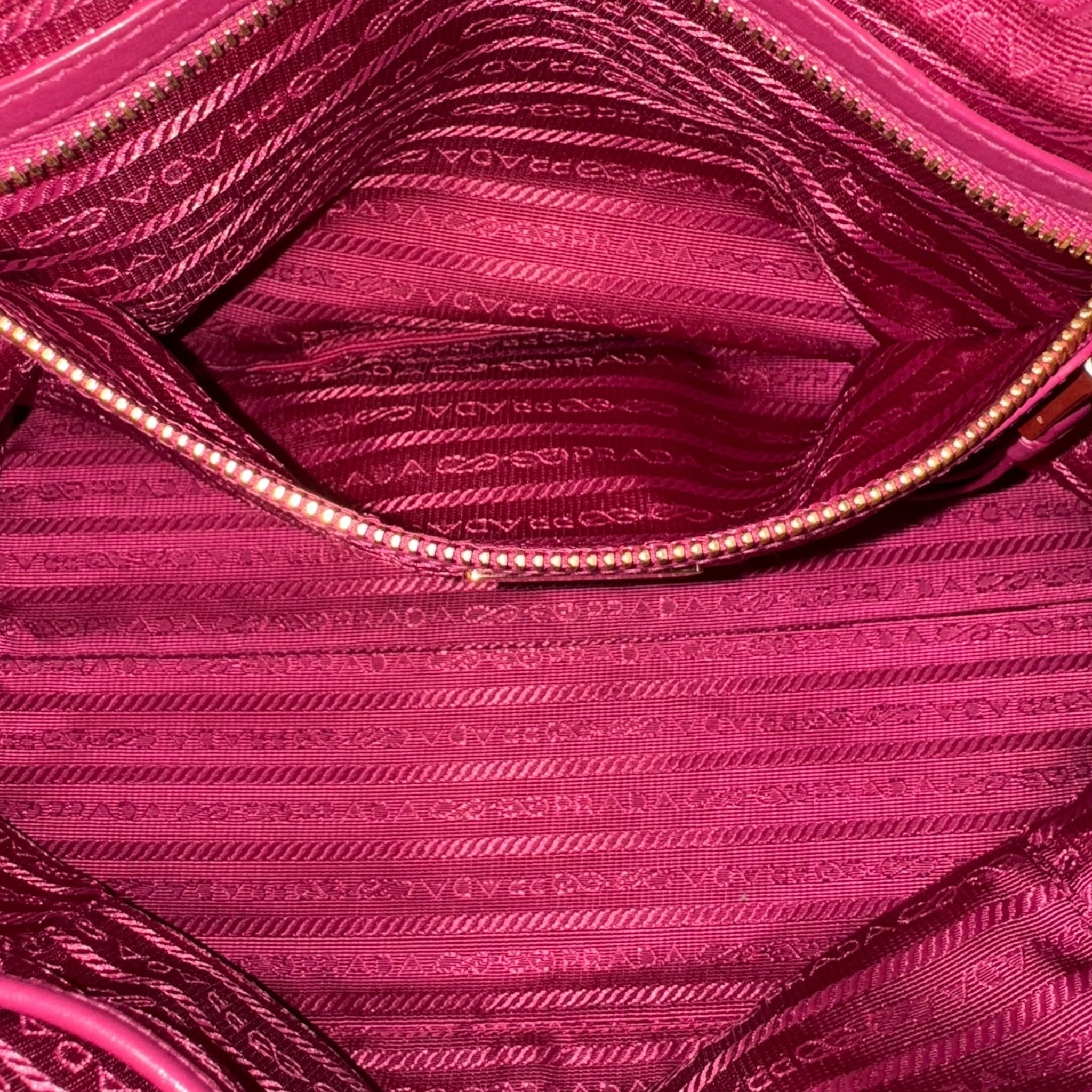 Prada Nylon and Leather Tote