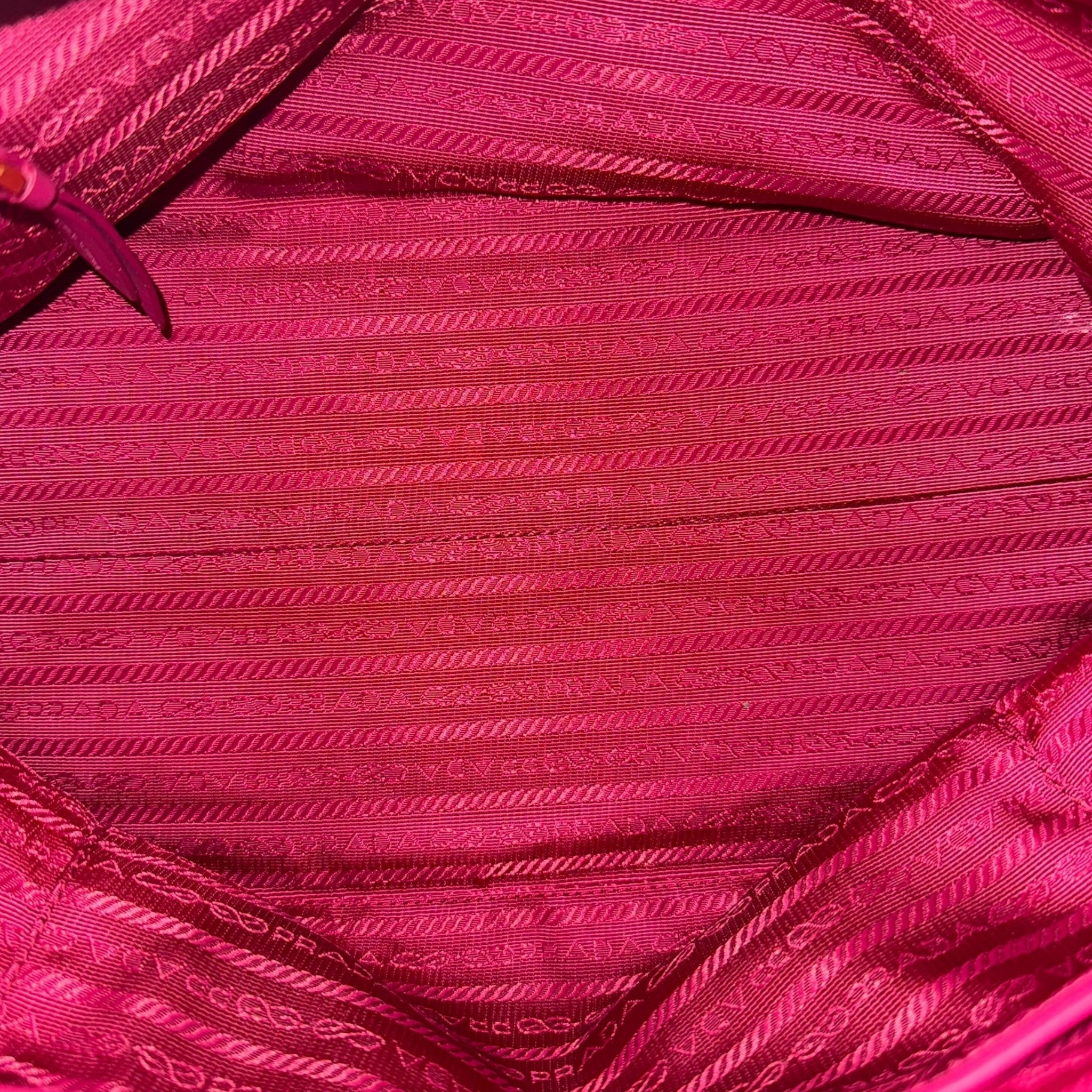Prada Nylon and Leather Tote