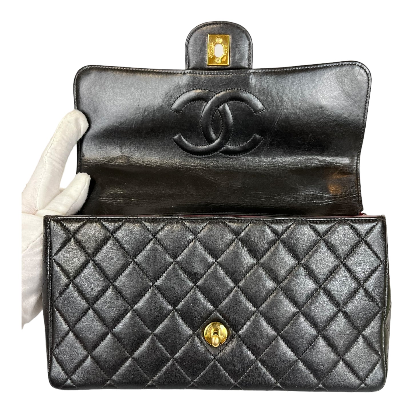 Chanel Vintage Twin Top Handle