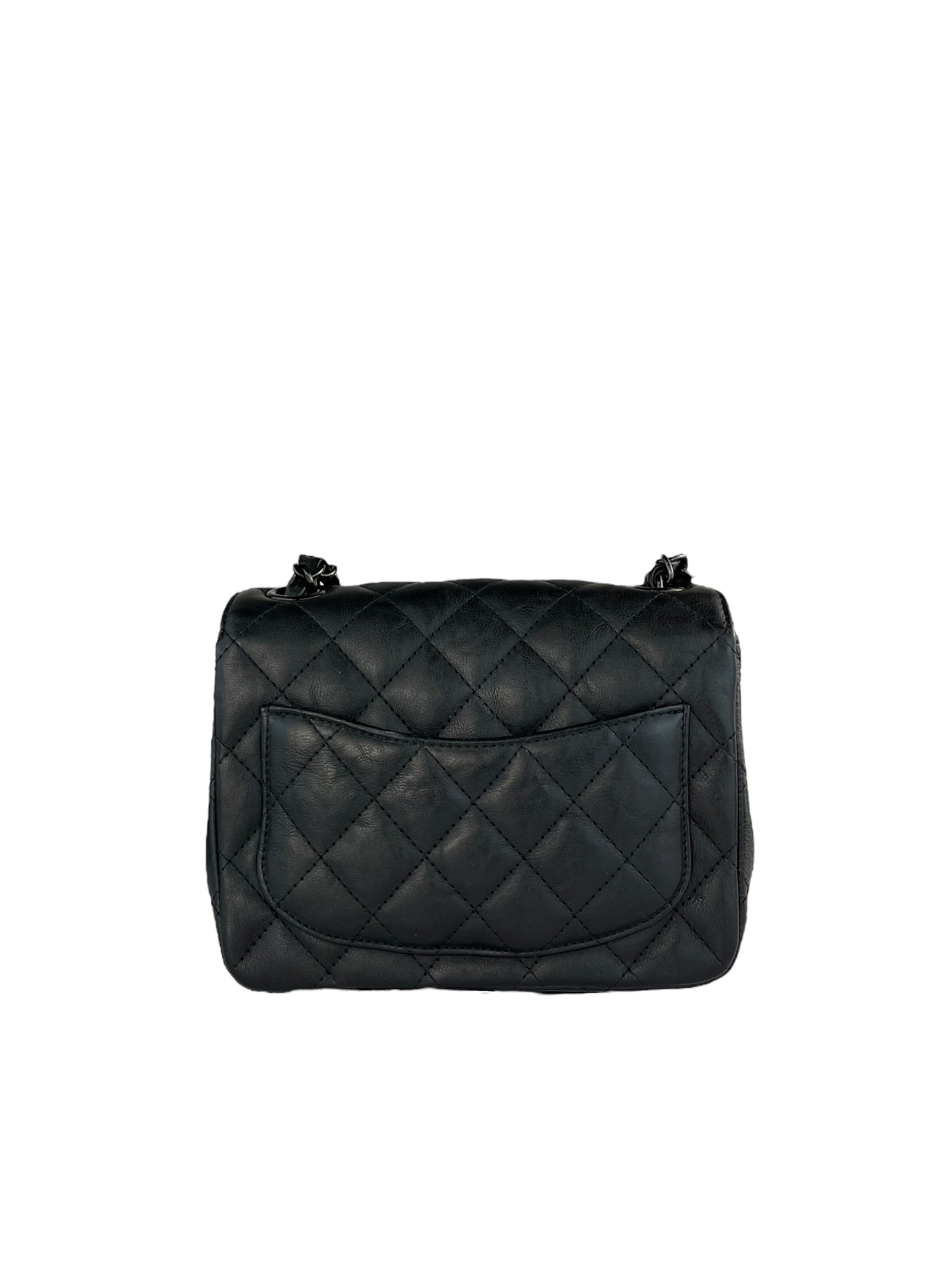 Chanel So Black Square Classic Flap Mini