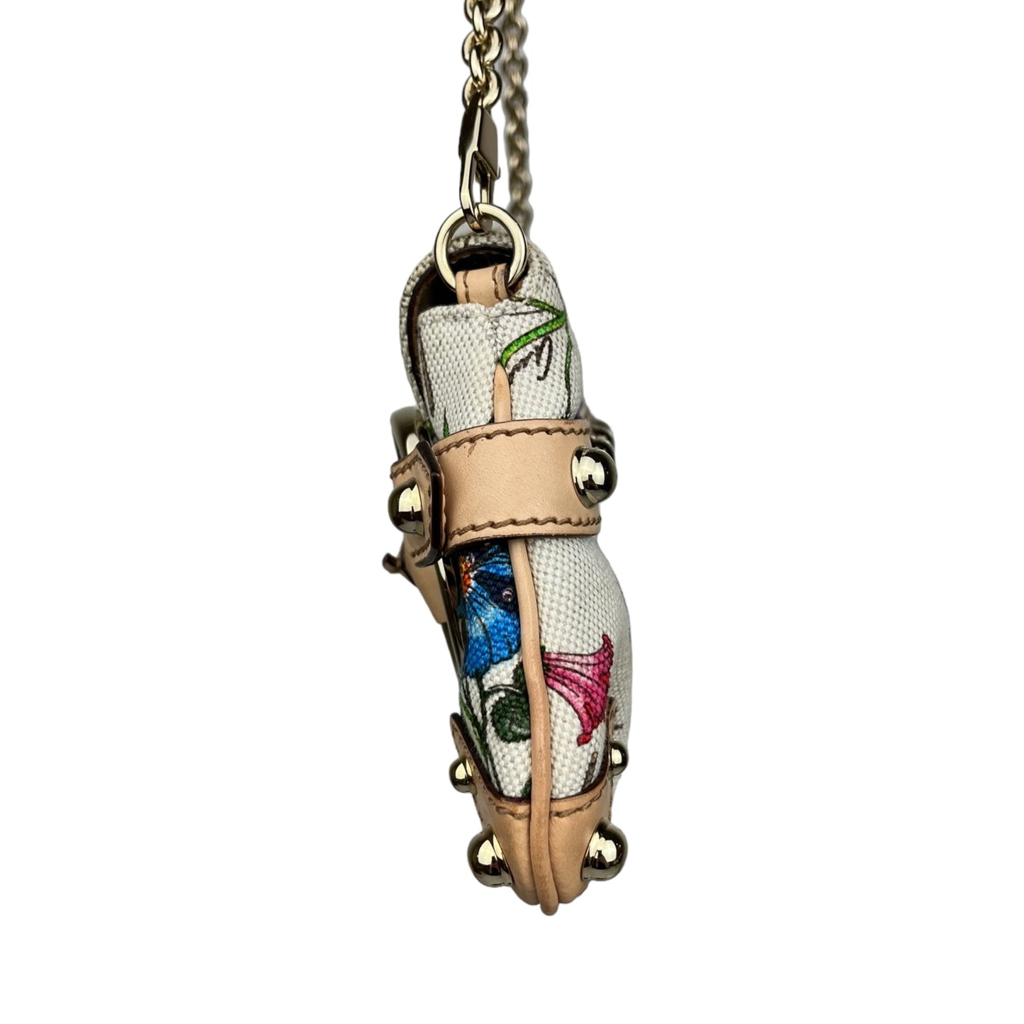 Gucci Canvas Floral Horsebit Clutch