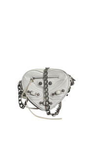 Balenciaga Le Cagole Mini Heart Shaped Crossbody Bag