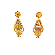 22K Post Dangle Earrings