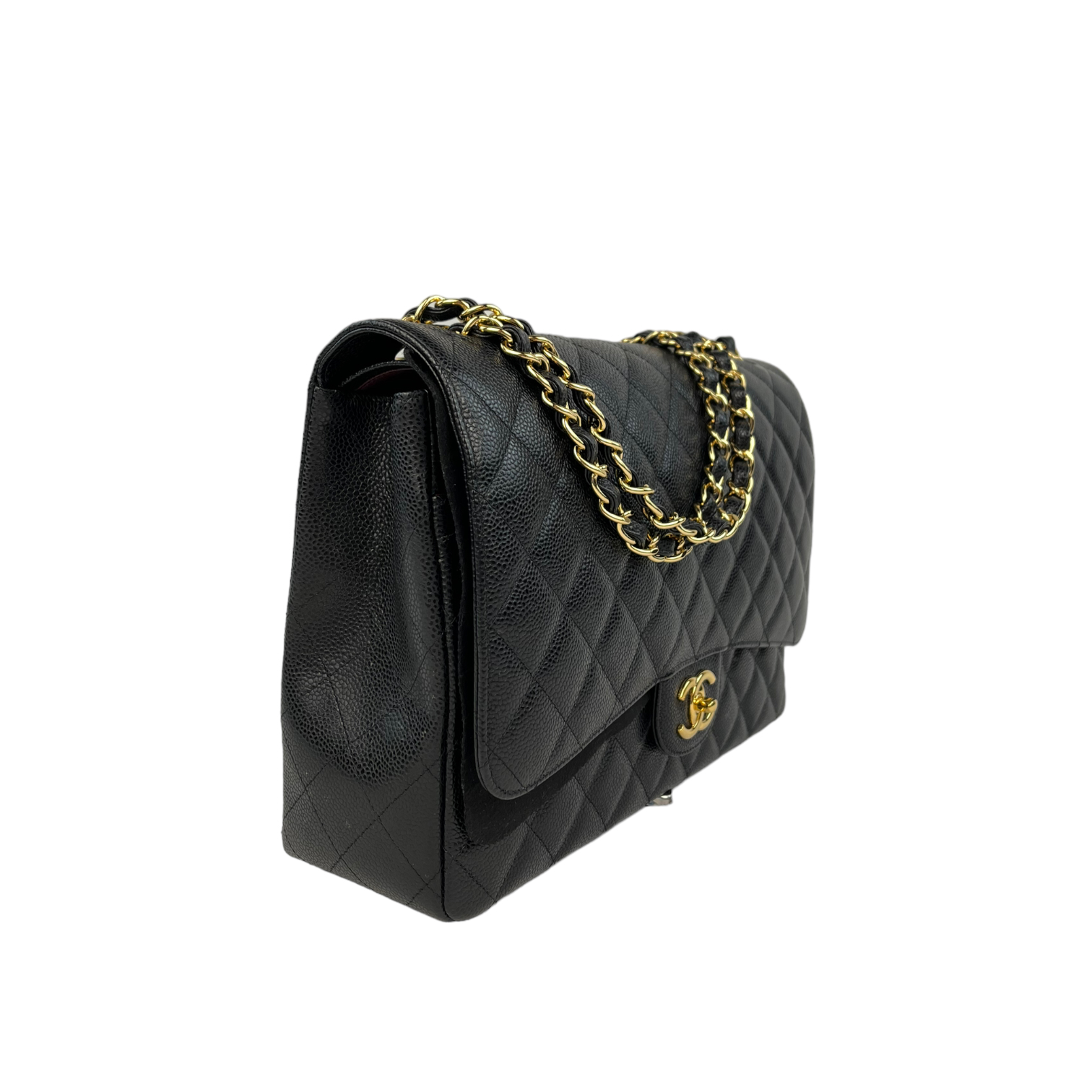 Chanel Quilted Caviar Maxi Double Flap – The Luxury Exchange PDX