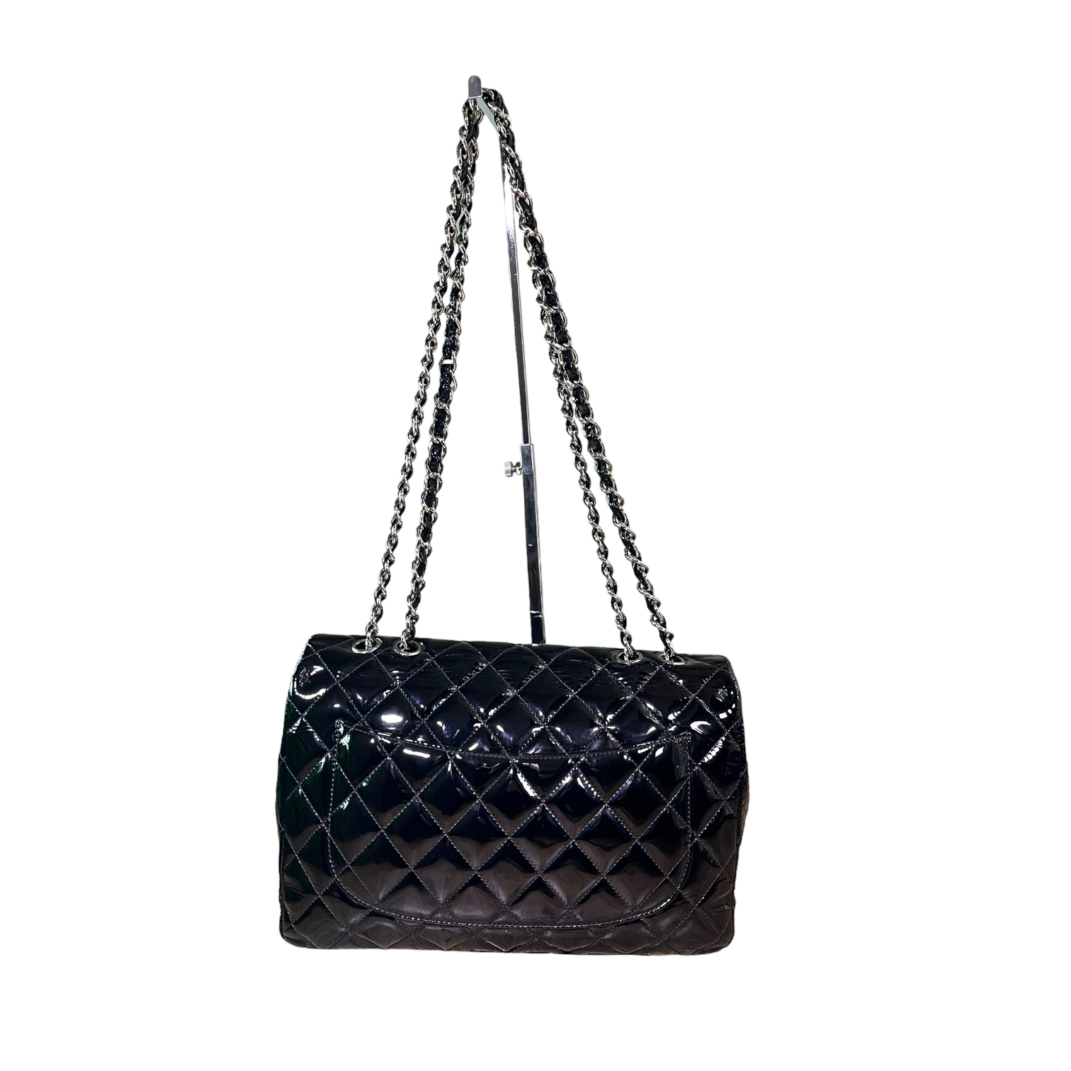 Chanel Jumbo Patent Classic Flap