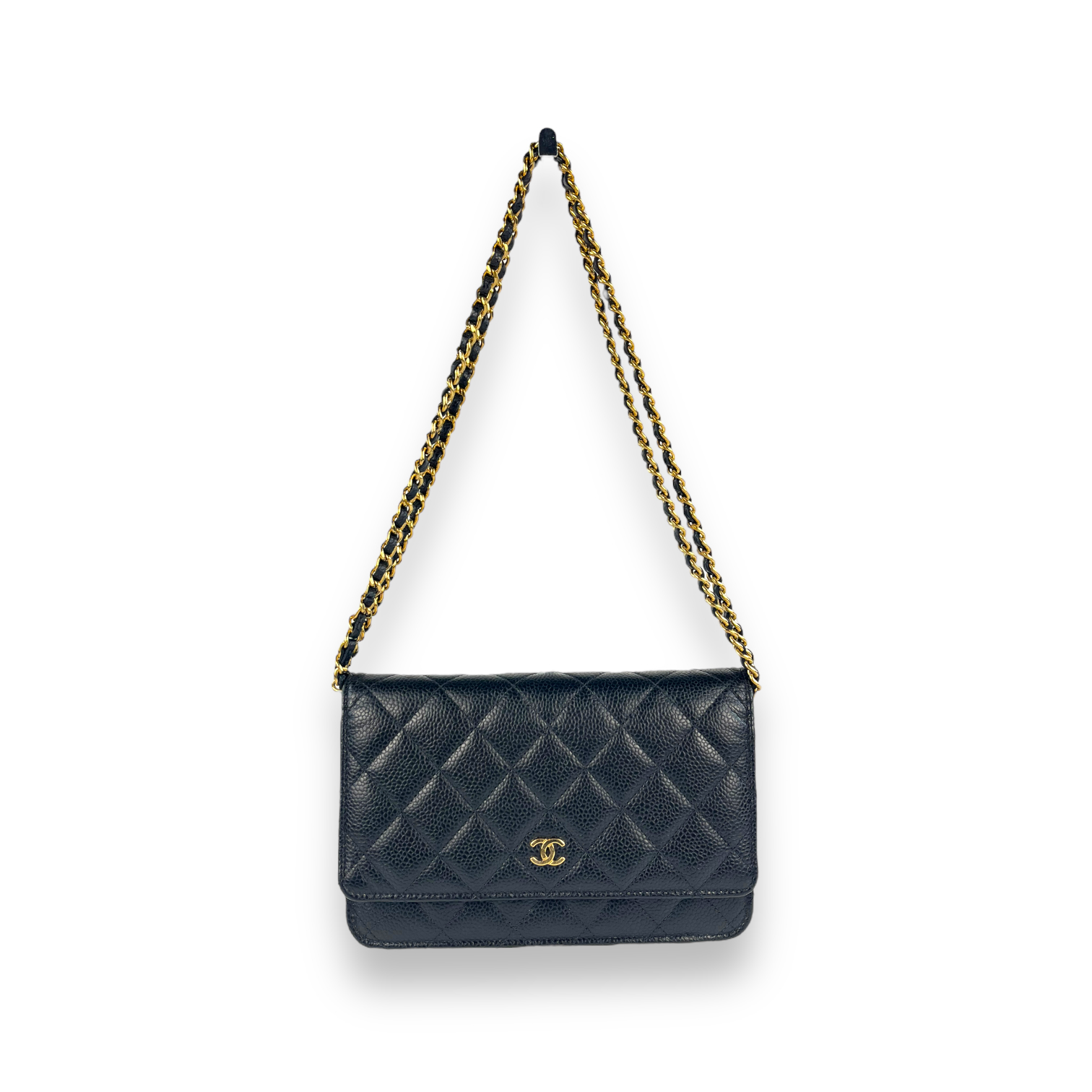 Chanel Caviar Wallet On Chain