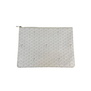 Goyard Senat GM Pouch White