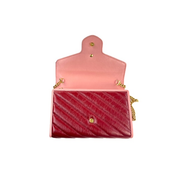 Gucci Azalea Diagonal Enamel Wallet On Chain